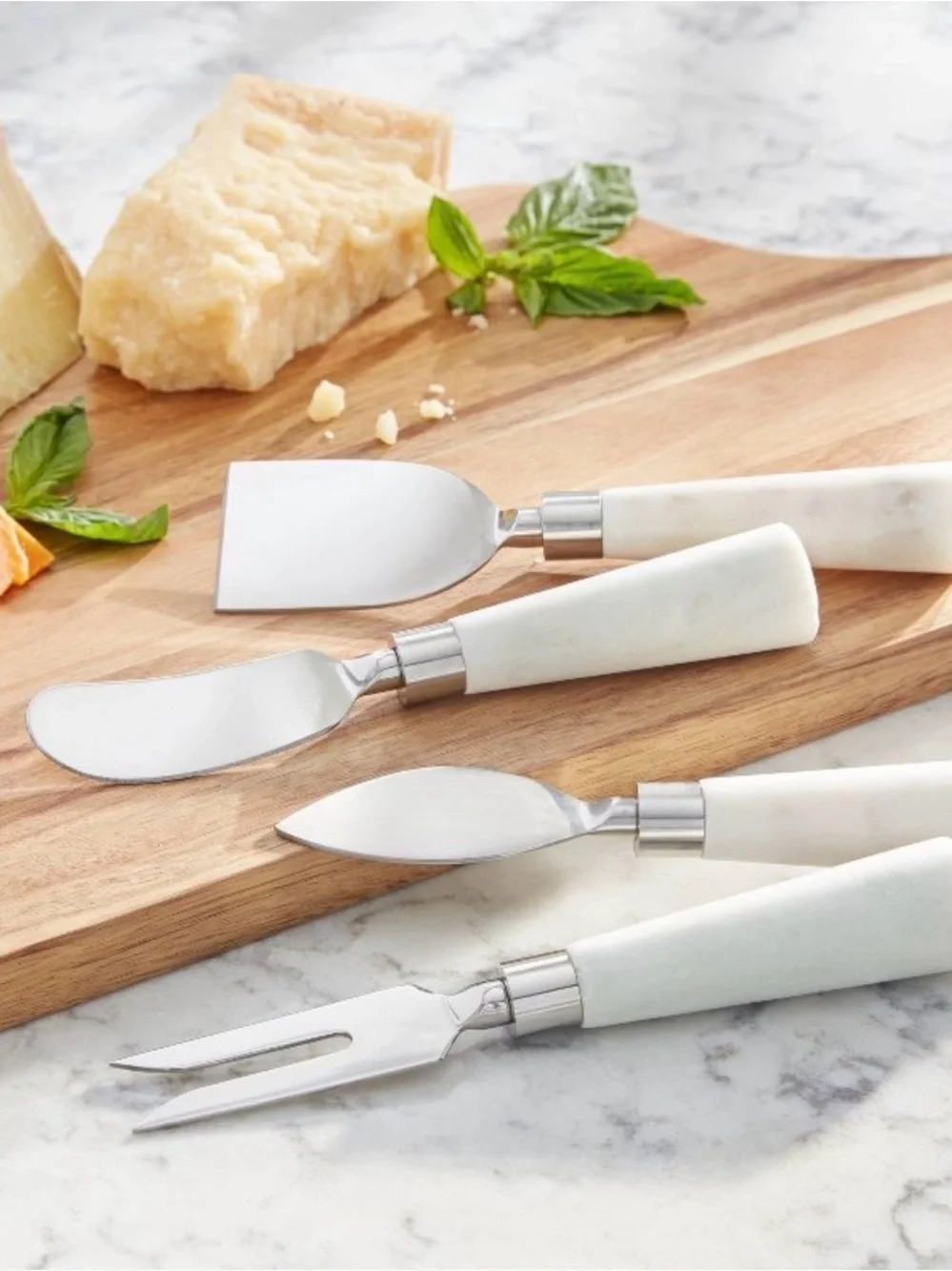 4 piece cheese knife set